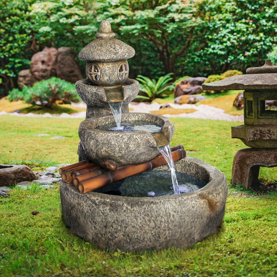 Toscano - Tranquil Springs Pagoda Garden Fountain