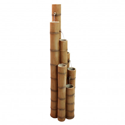 Toscano - Island Oasis Cascading Bamboo Sculptural Fountain