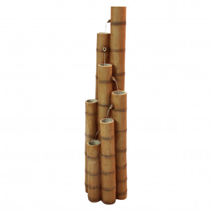 Toscano - Island Oasis Cascading Bamboo Sculptural Fountain
