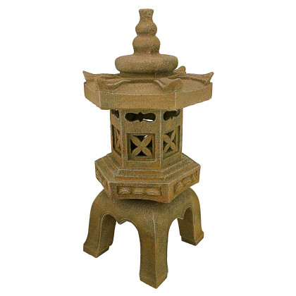 Toscano - Sacred Pagoda Lantern Illuminated Statue