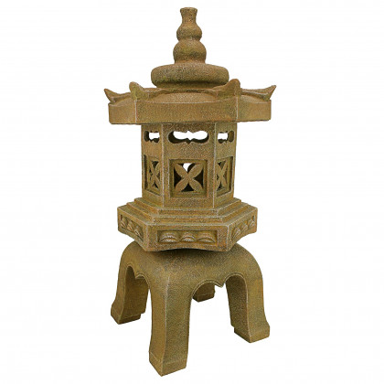 Toscano - Sacred Pagoda Lantern Illuminated Statue