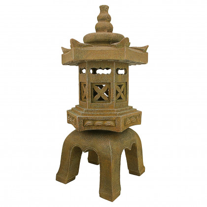 Toscano - Sacred Pagoda Lantern Illuminated Statue
