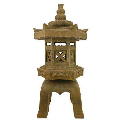Toscano - Sacred Pagoda Lantern Illuminated Statue
