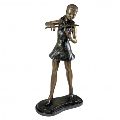 Toscano The Young Violinist Medium Garden Statue