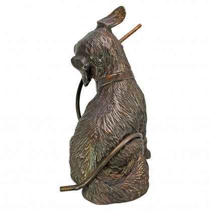Toscano Raining Dogs Piped Garden Statue -  Bronze