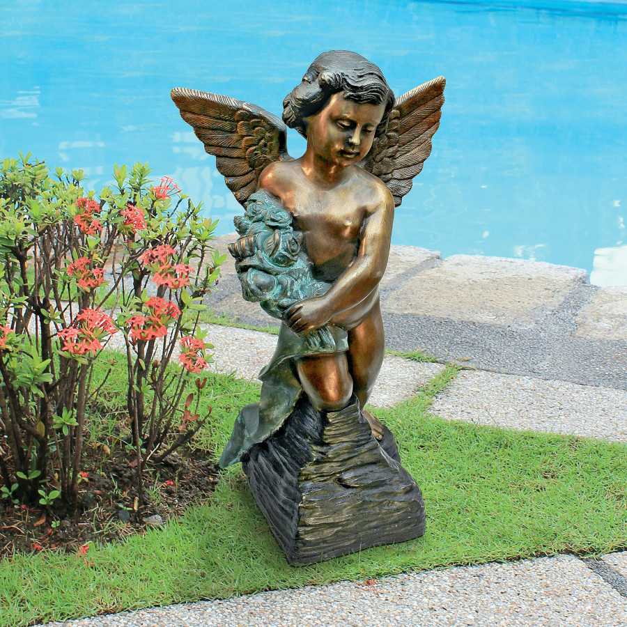 Toscano - Memorial Angel Garden Statue