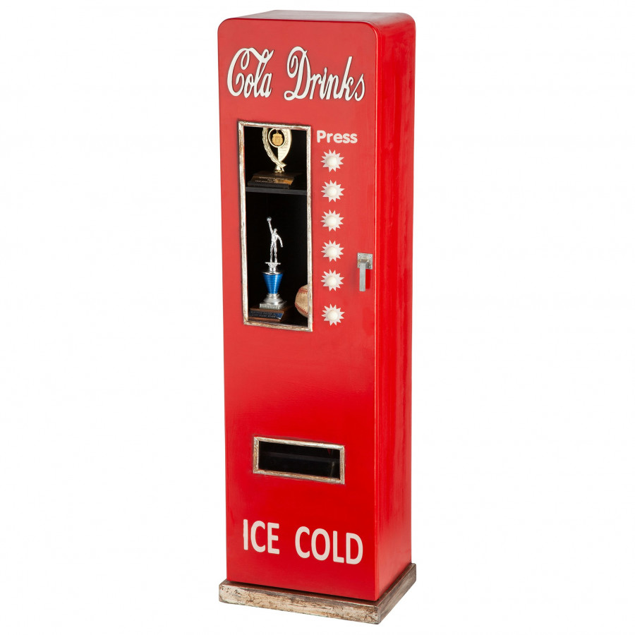 Toscano - Retro 1950s Cold Drink Soda Pop Machine Cabinet