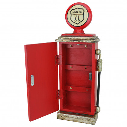 Toscano - Route 66 Gas Pump Big Boy Toy Key Cabinet