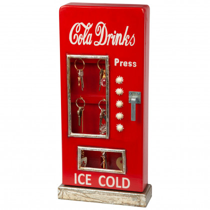 Toscano - Retro 1950s Cold Drink Soda Pop Machine Wall Key Cabinet