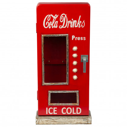 Toscano - Retro 1950s Cold Drink Soda Pop Machine Wall Key Cabinet