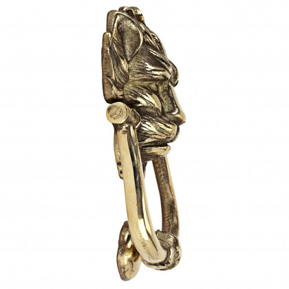 Toscano 10 Downing Street Lion Authentic Door Knocker - Brass