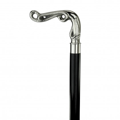 Toscano - Empress Art Nouveau Swag Walking Stick in Brass Capstick/Hardwood