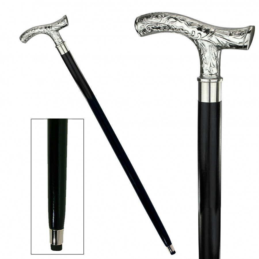 Toscano - Empress Belle Epoque Walking Stick in Brass Capstick/Hardwood