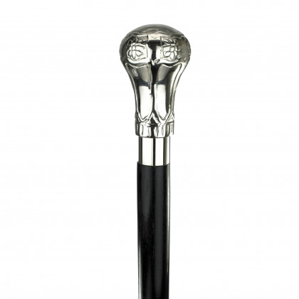 Toscano - Empress Flamboyant Floral Walking Stick in Brass Capstick/Hardwood
