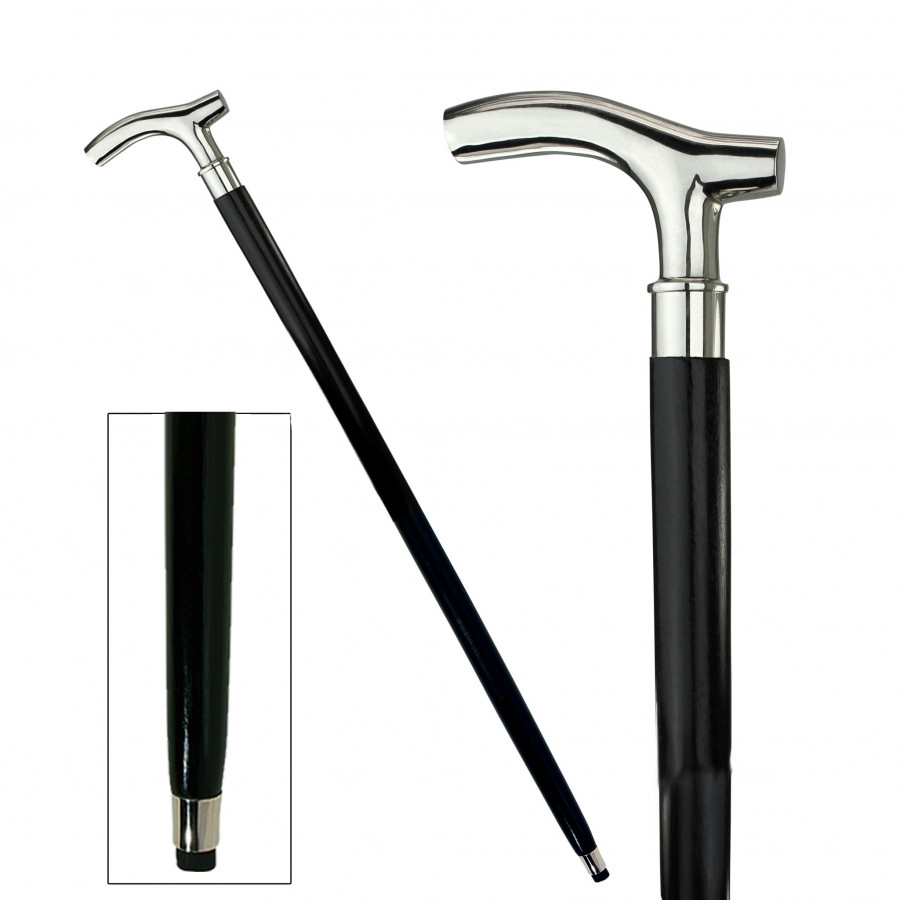 Toscano - Empress Jazz Age Walking Stick in Brass Capstick/Hardwood