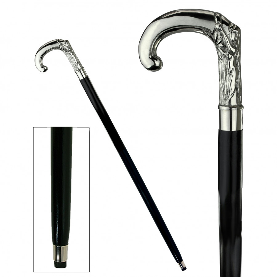Toscano - Empress Eve In Eden Walking Stick in Brass Capstick/Hardwood