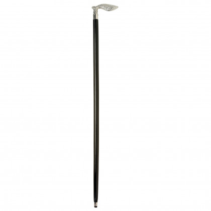 Toscano - Empress Squirrel Tail Walking Stick in Brass Capstick/Hardwood