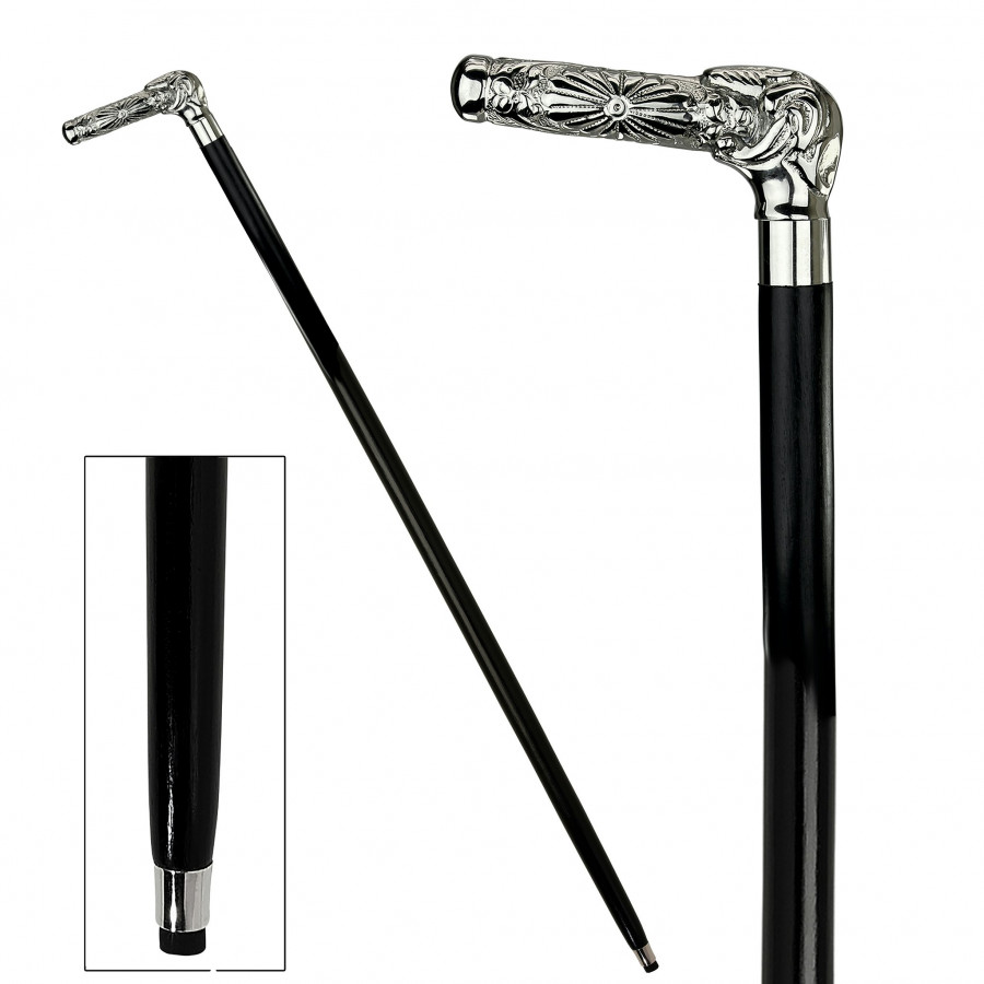 Toscano - Empress Beaux Arts Walking Stick in Brass Capstick/Hardwood