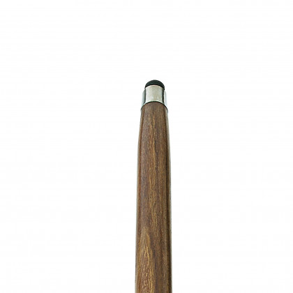 Toscano - Gentleman’s Choice Blue Gray Sphere Walking Stick in Chrome Capstick/Hardwood