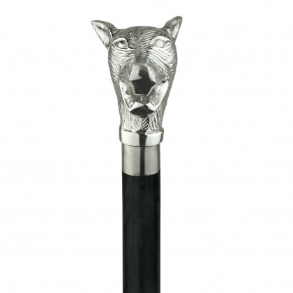 Toscano - Howling Werewolf Walking Stick in Brass Capstick/Hardwood