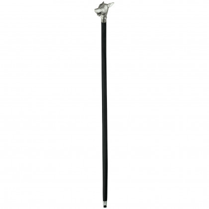 Toscano - Howling Werewolf Walking Stick in Brass Capstick/Hardwood