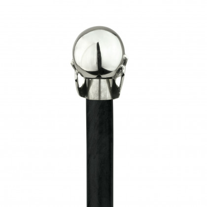 Toscano - Shakespearian Skull Alas Poor Yorick Walking Stick in Brass Capstick/Hardwood