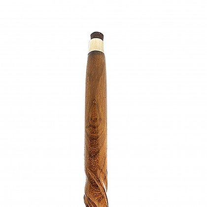 Toscano - Wandering Road Walking Stick in Brass Capstick/Hardwood