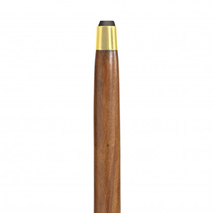 Toscano - Empress 3 Gold Saucer Walking Stick in Brass Capstick/Hardwood