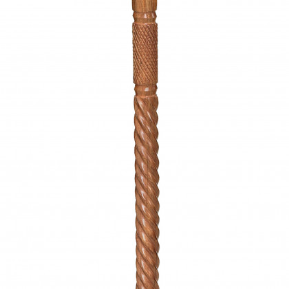 Toscano - Empress 3 Gold Saucer Walking Stick in Brass Capstick/Hardwood