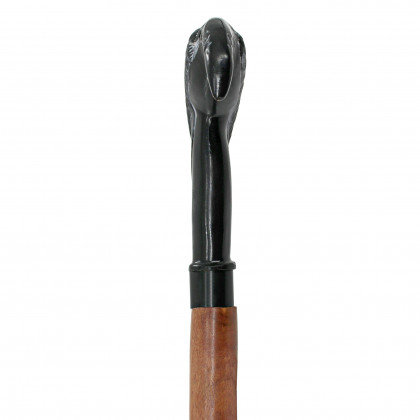 Toscano - Poe’s Mystic Raven Walking Stick in Brass Capstick/Hardwood