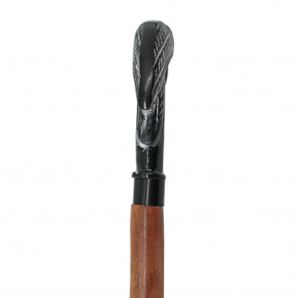Toscano - Poe’s Mystic Raven Walking Stick in Brass Capstick/Hardwood