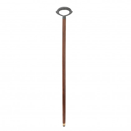 Toscano - Gentleman’s Choice Grip Handle Walking Stick in Brass Capstick/Hardwood