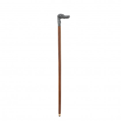 Toscano - Hunting Dog Walking Stick in Brass Capstick/Hardwood