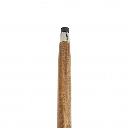 Toscano - Empress Sly Cat Walking Stick in Chrome Capstick/Hardwood