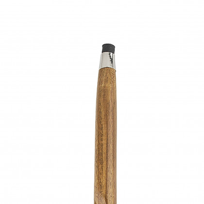 Toscano - Empress Slithering Snake Head Walking Stick in Chrome Capstick/Hardwood