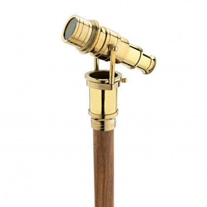 Toscano - Lord Nelson Walking Stick in Brass Capstick/Hardwood