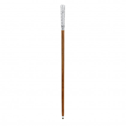 Toscano - Empress Dandy Fellow Walking Stick in Chrome Capstick/Hardwood