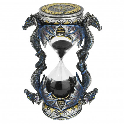 Toscano - Death's Door Dragon Sand Timer Hour Glass Statue