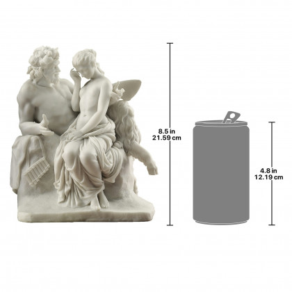 Toscano - Pan Comforts Psyche Statue