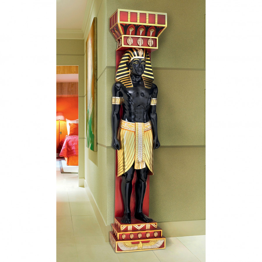 Toscano - Egyptian Scribe Telemon Wall Sculpture