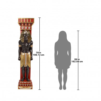 Toscano - Egyptian Scribe Telemon Wall Sculpture
