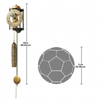 Toscano - The Templeton Regulator Wall Clock