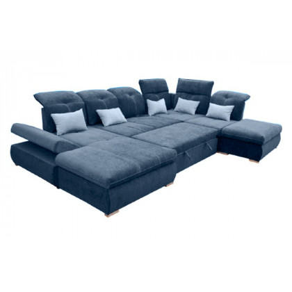 UA Collection - Opera 3-Piece Sectional with Bed and Storage