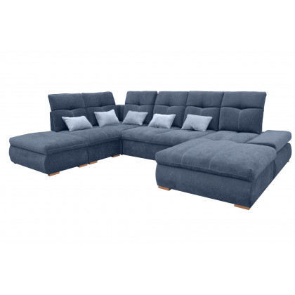 UA Collection - Opera 3-Piece Sectional with Bed and Storage