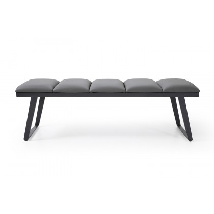 Whiteline Ethan Bench - Dark Gray
