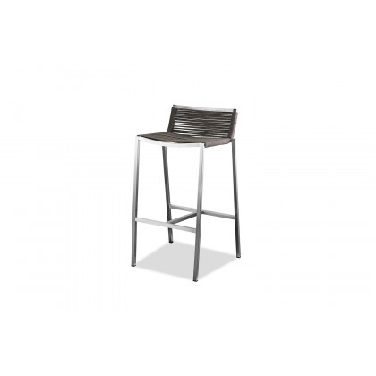Whiteline - Stone Outdoor Barstool in Taupe