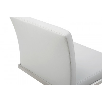 Whiteline Clay Barstool - White