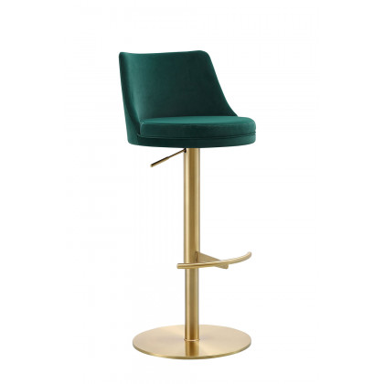 Whiteline Carter Barstool - Green/Gold