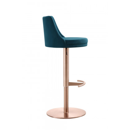 Whiteline Carter Barstool - Blue/Rose/Gold