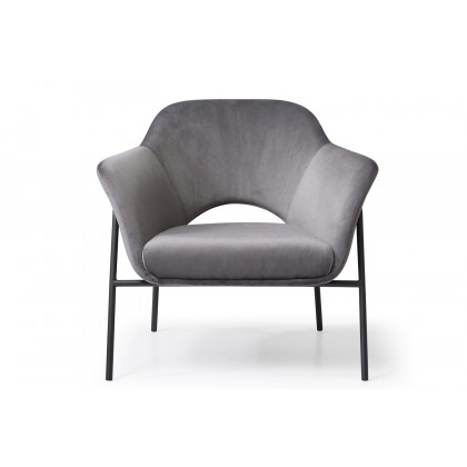 Whiteline Karla Leisure Chair - Gray